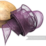 Hand Rolled Sinamay Ribbon Trim