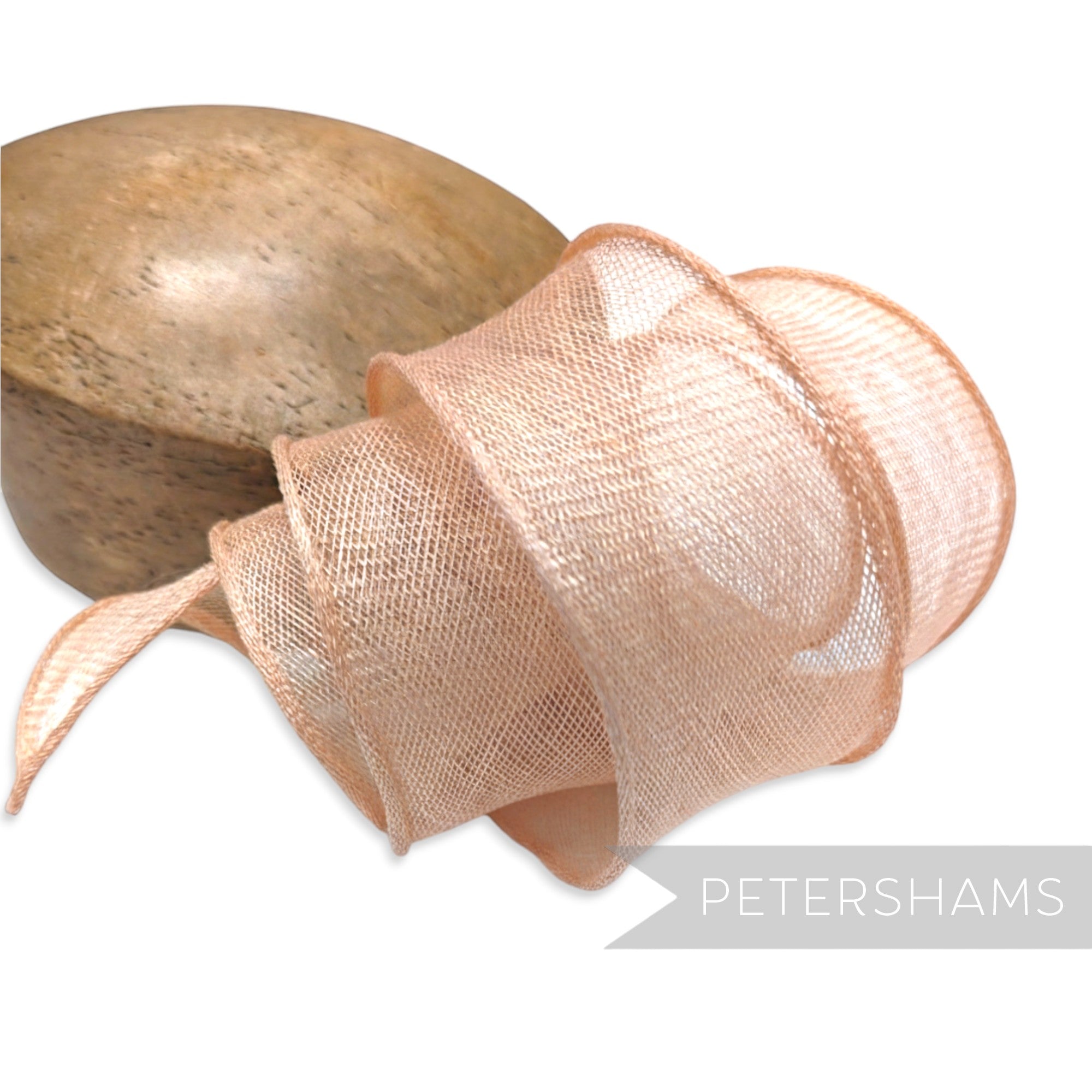 Hand Rolled Sinamay Ribbon Trim