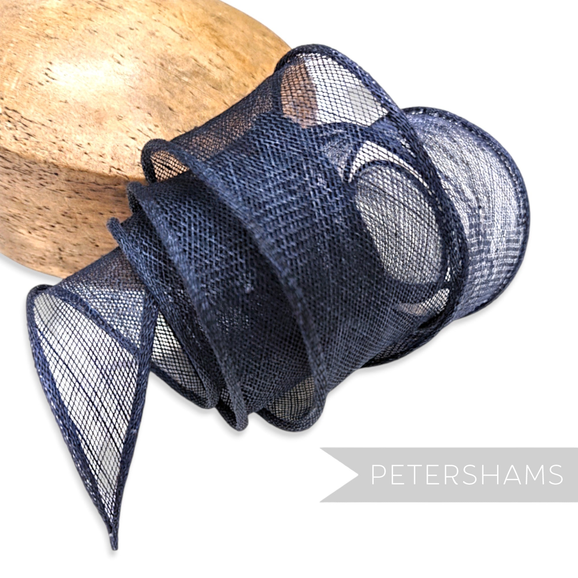 Hand Rolled Sinamay Ribbon Trim