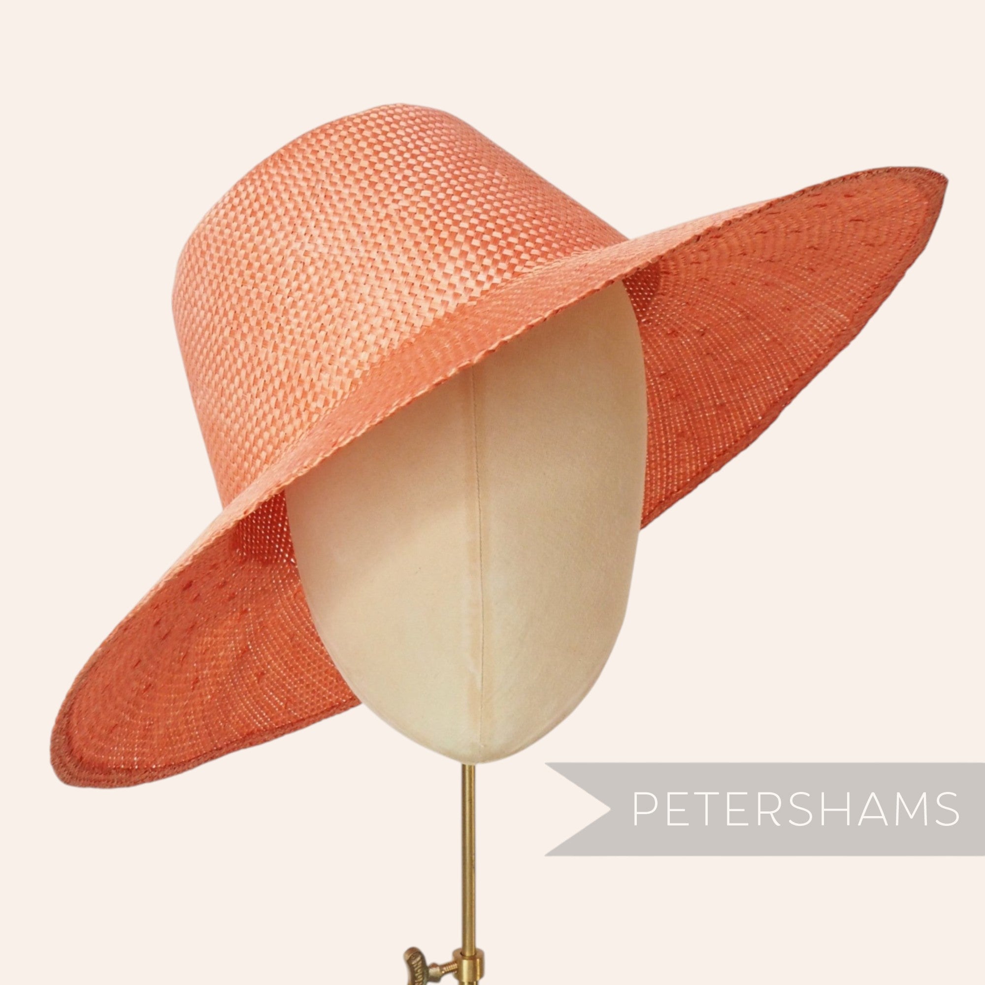 Ramie 1x1 Weave Straw Capeline Hat Body - 11"