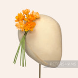 'Carla' Small Silk Vintage Hydrangea Millinery Flower Mount