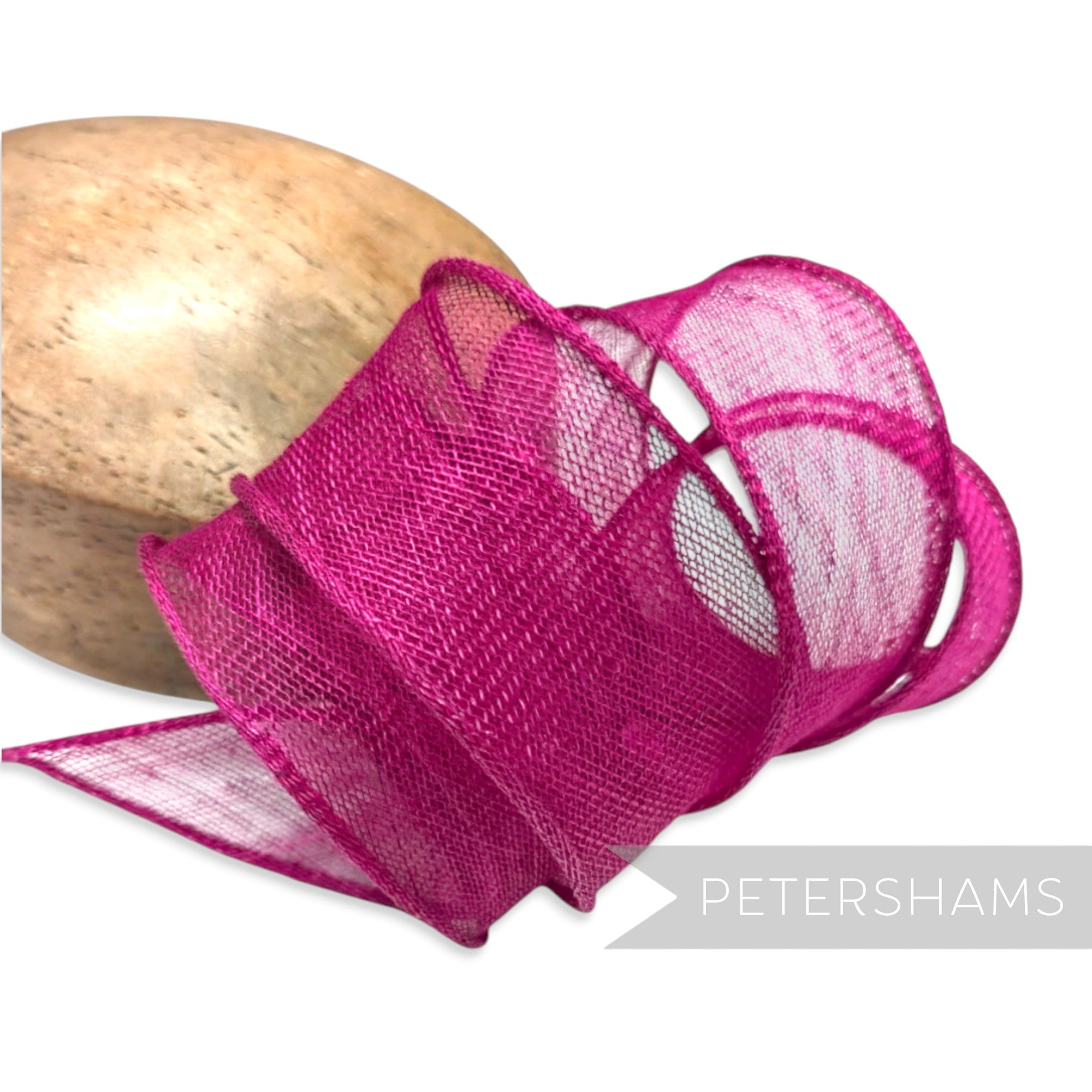 Hand Rolled Sinamay Ribbon Trim