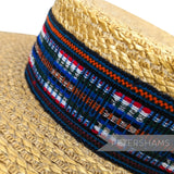 5cm Wide Woven Wool Millinery Hat Banding with Lurex - 2m