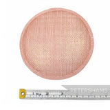 Metallic Lurex 13.5cm Round Sinamay Hat Base