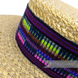 5cm Wide Woven Wool Millinery Hat Banding with Lurex - 2m