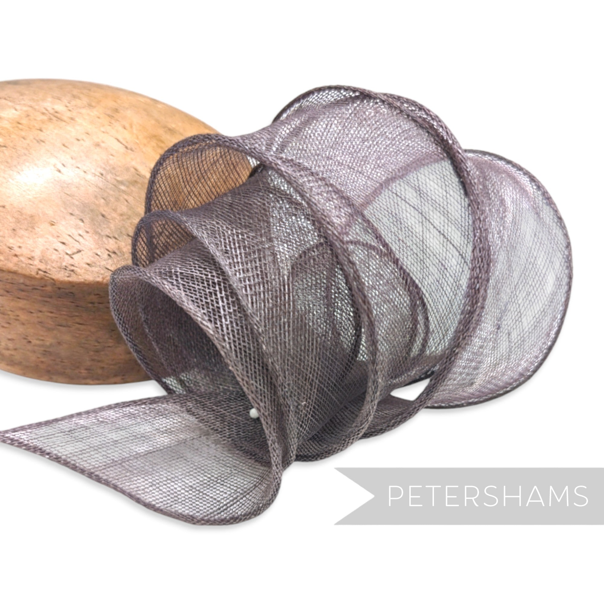 Hand Rolled Sinamay Ribbon Trim