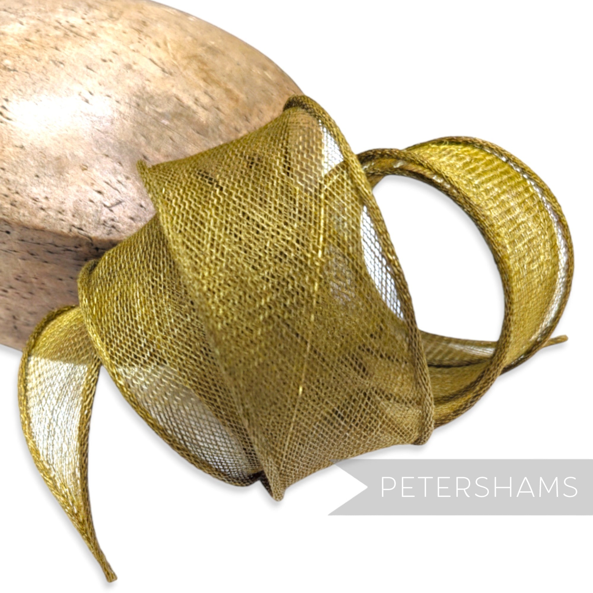 Hand Rolled Sinamay Ribbon Trim