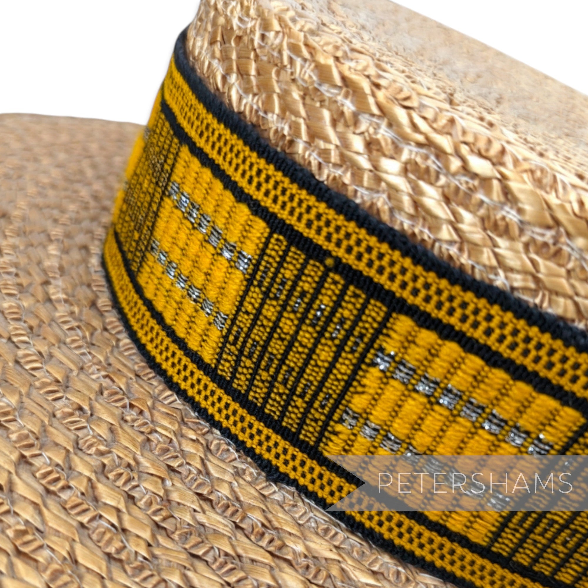 5cm Wide Woven Wool Millinery Hat Banding with Lurex - 2m