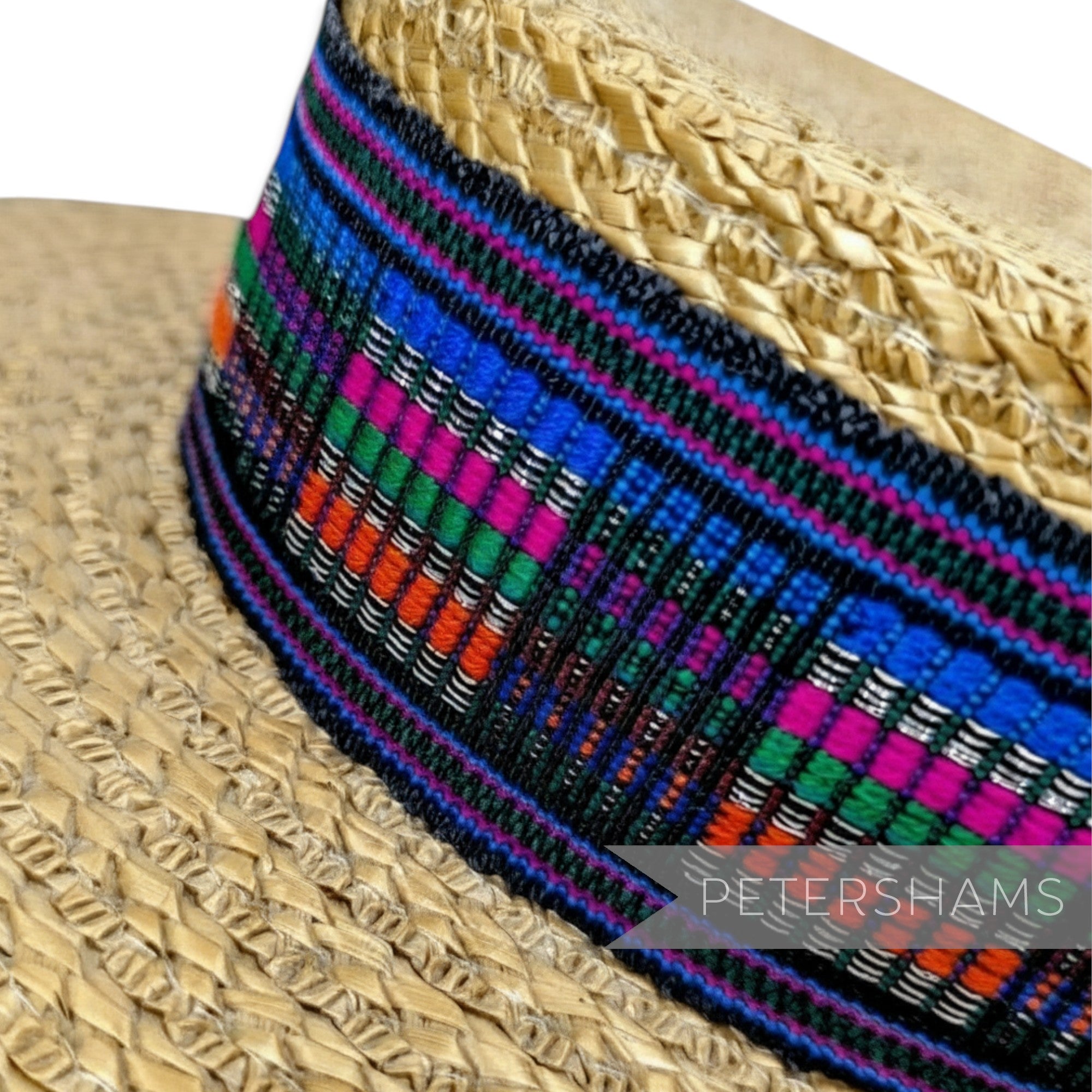 5cm Wide Woven Wool Millinery Hat Banding with Lurex - 2m
