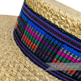 5cm Wide Woven Wool Millinery Hat Banding with Lurex - 2m
