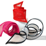 5cm Wide Sinamay Ribbon Trim