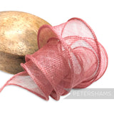 Hand Rolled Sinamay Ribbon Trim