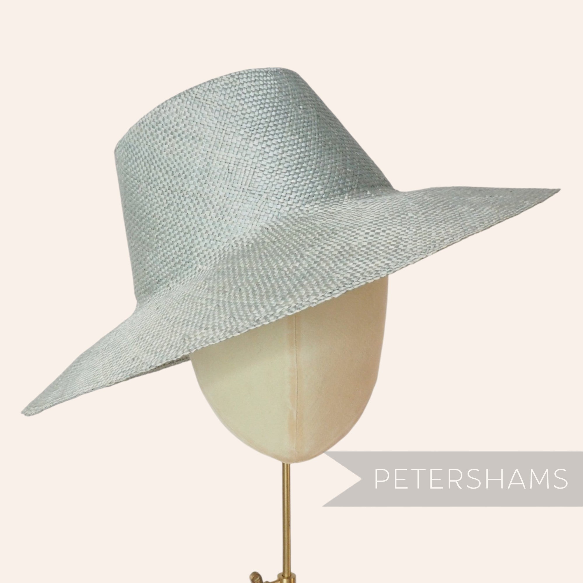 Ramie 1x1 Weave Straw Capeline Hat Body - 11"