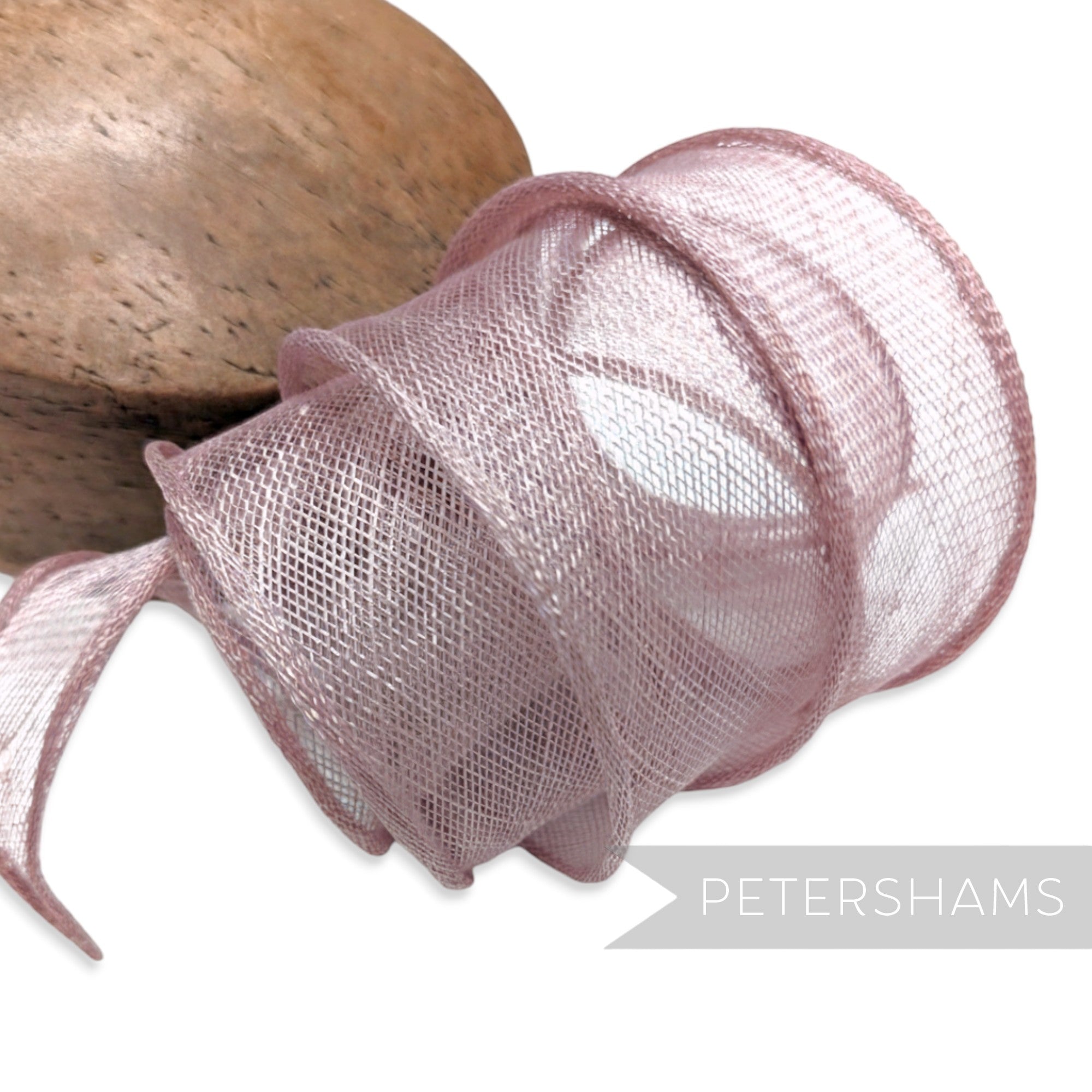 Hand Rolled Sinamay Ribbon Trim