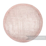 Metallic Lurex 13.5cm Round Sinamay Hat Base