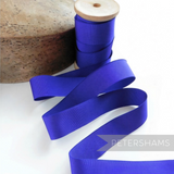 Petershams Millinery Supplies 25mm wide royal blue vintage grosgrain ribbon for hat trimming