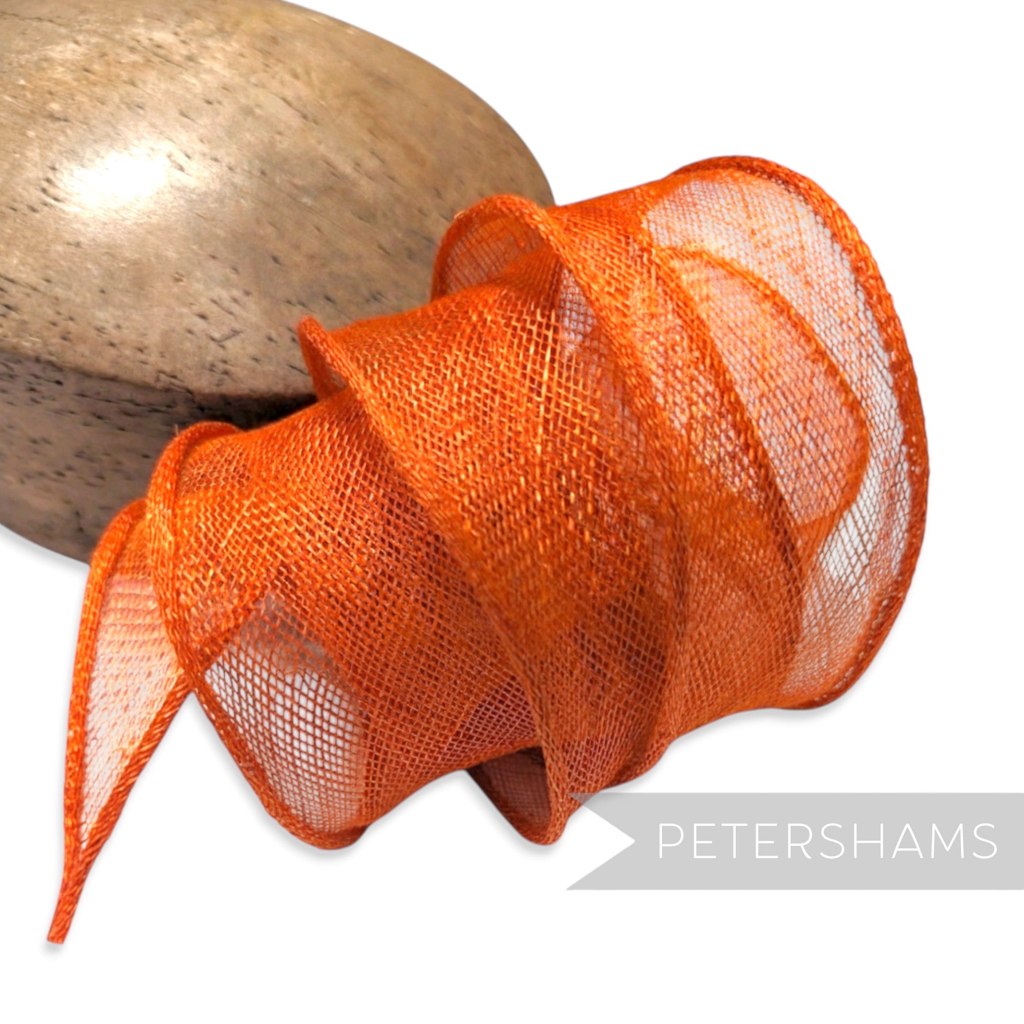 Hand Rolled Sinamay Ribbon Trim