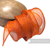 Hand Rolled Sinamay Ribbon Trim