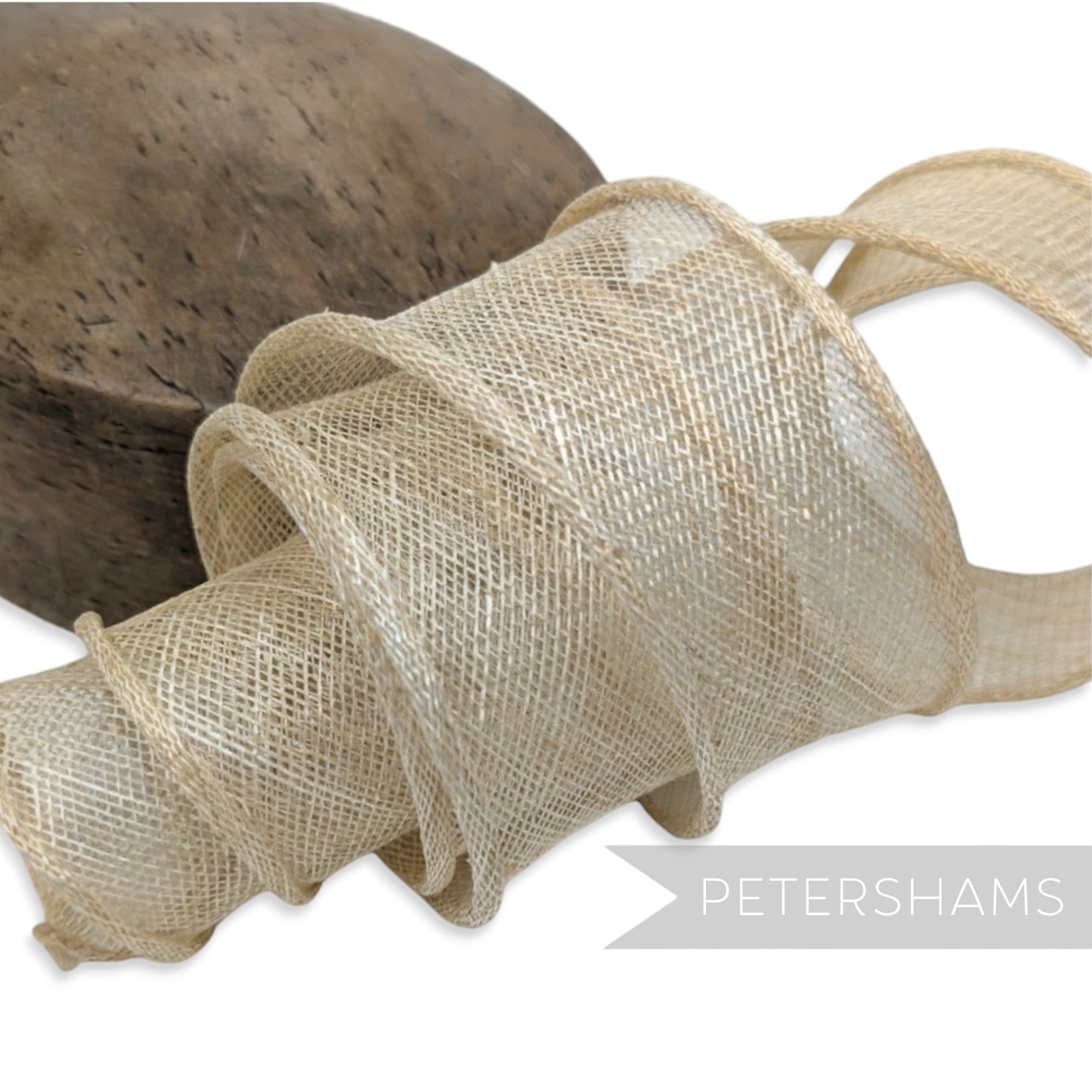 Hand Rolled Sinamay Ribbon Trim