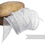 Hand Rolled Sinamay Ribbon Trim