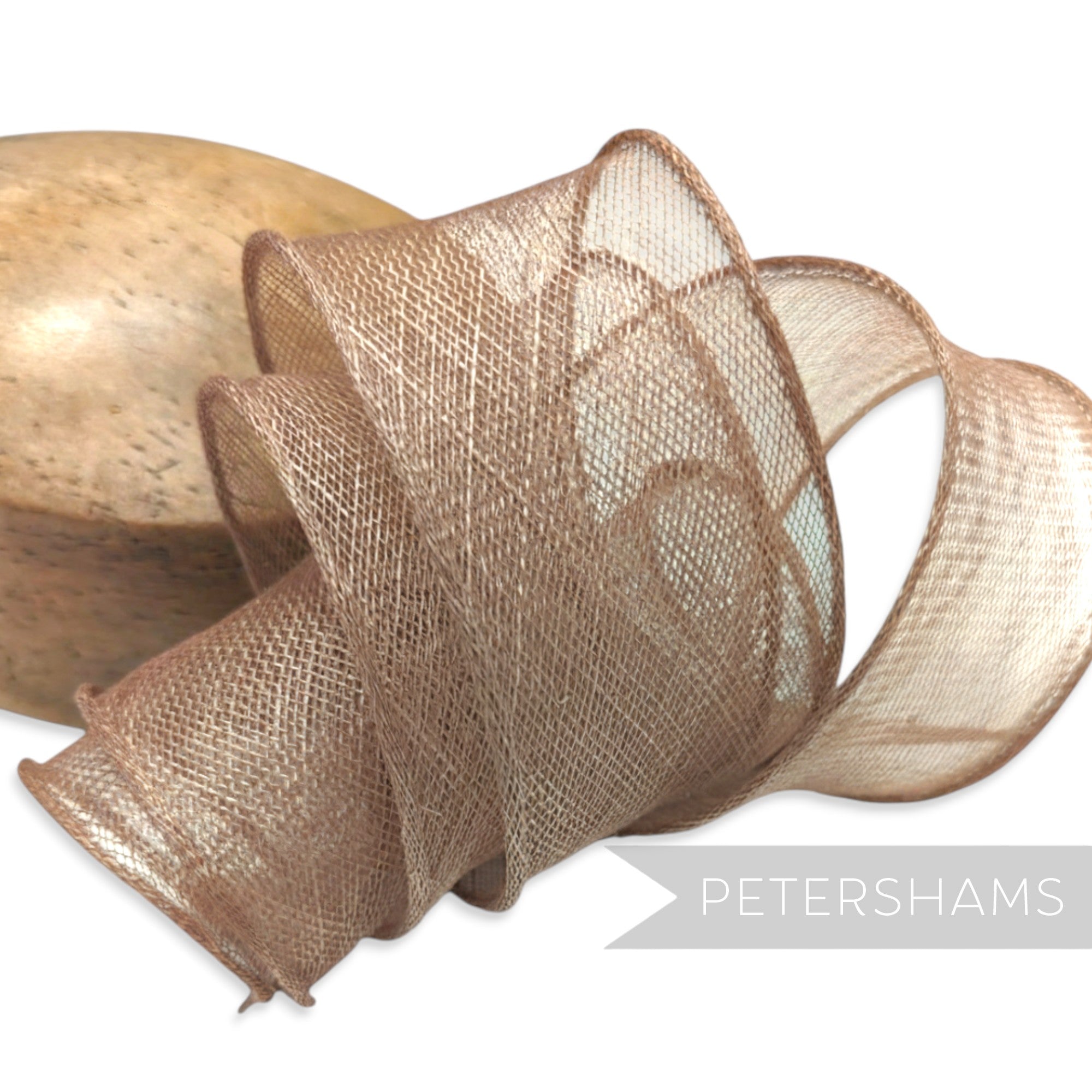 Hand Rolled Sinamay Ribbon Trim