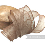 Hand Rolled Sinamay Ribbon Trim