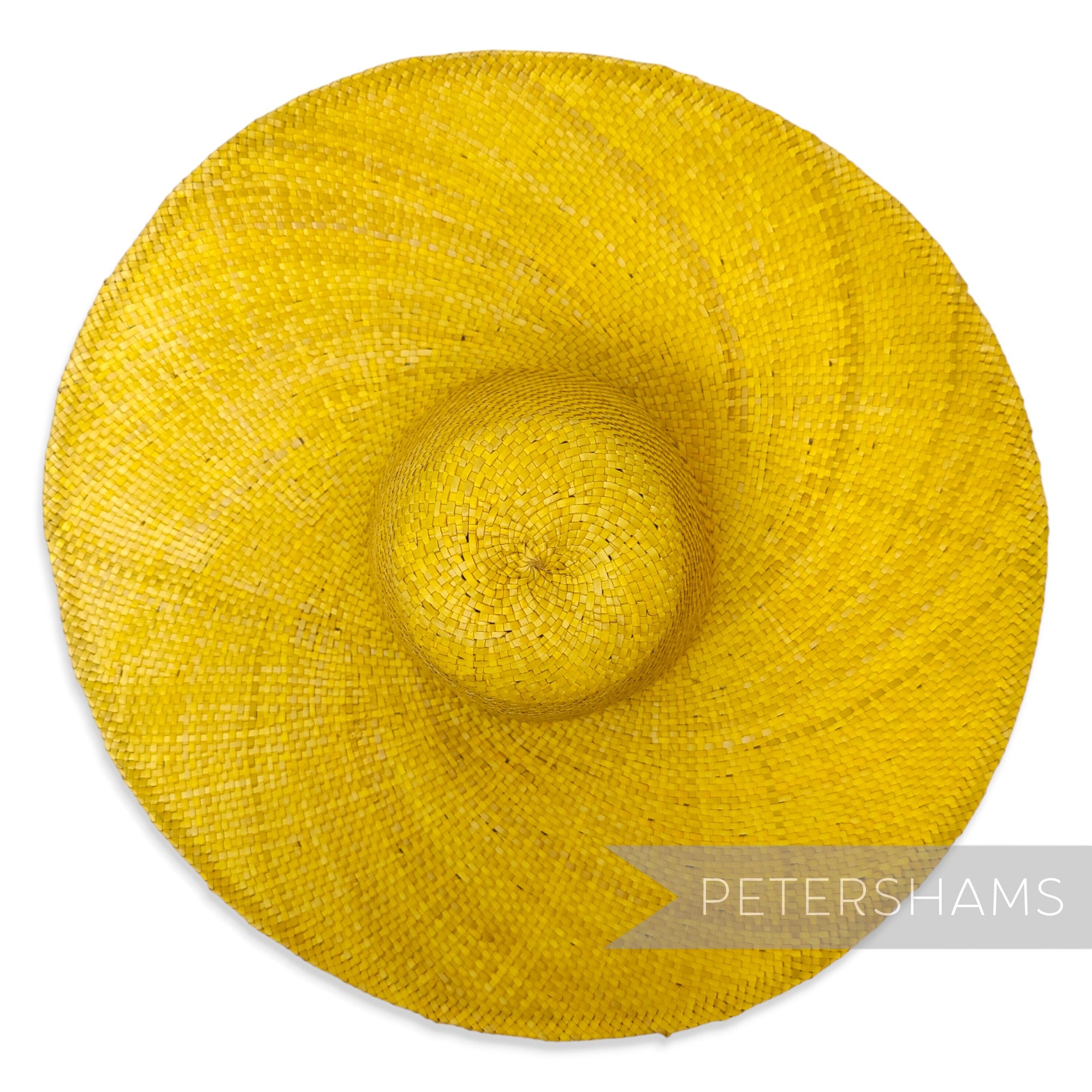 Super Duper XL Strip Straw Capeline - 15"