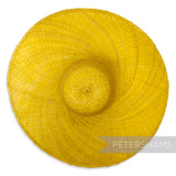 Super Duper XL Strip Straw Capeline - 15"