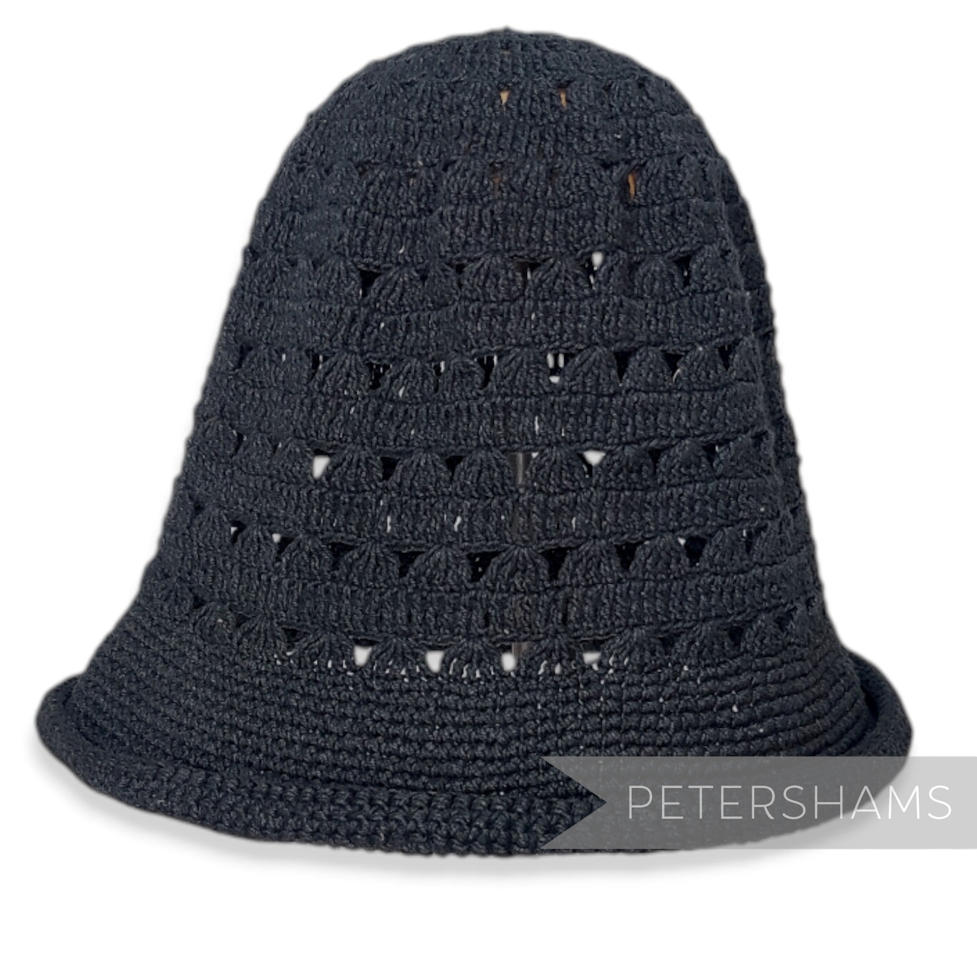 'Delila' Cotton Crochet Mini Flare Hat Body