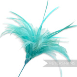 Fluffy Hackle & Goose Biot Feather Mount