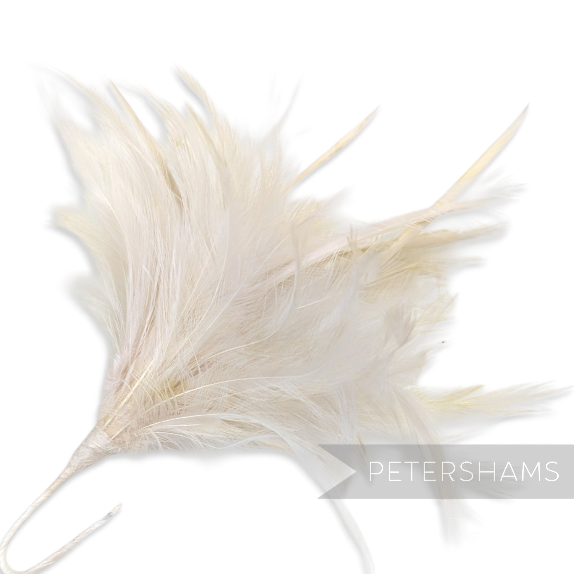 Fluffy Hackle & Goose Biot Feather Mount