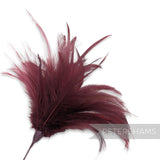 Fluffy Hackle & Goose Biot Feather Mount