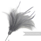 Fluffy Hackle & Goose Biot Feather Mount
