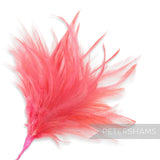 Fluffy Hackle & Goose Biot Feather Mount