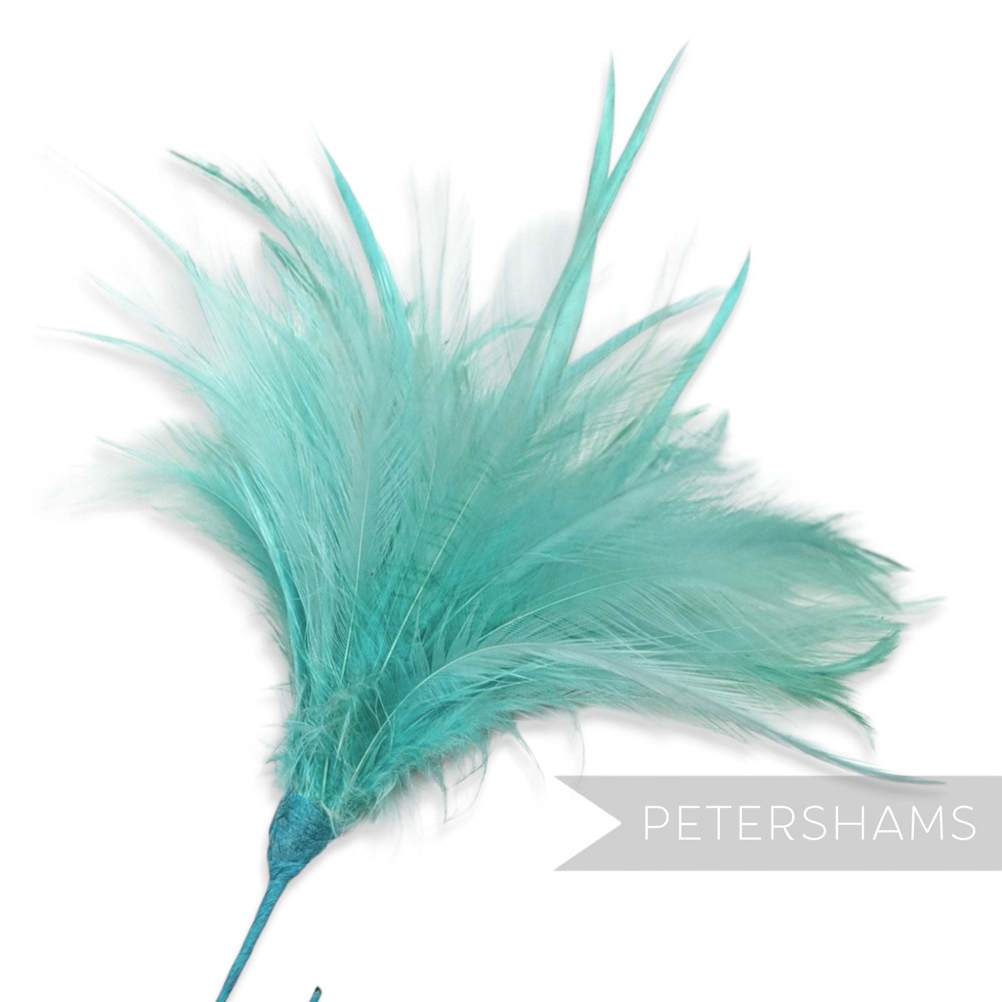 Fluffy Hackle & Goose Biot Feather Mount