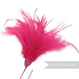 Fluffy Hackle & Goose Biot Feather Mount