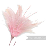 Fluffy Hackle & Goose Biot Feather Mount