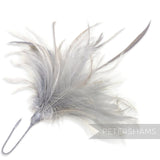 Fluffy Hackle & Goose Biot Feather Mount