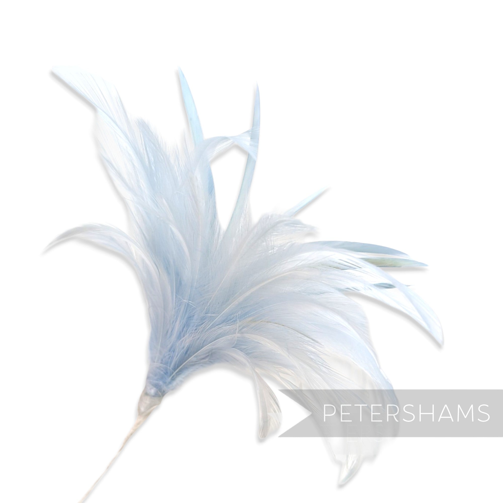 Fluffy Hackle & Goose Biot Feather Mount