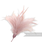 Fluffy Hackle & Goose Biot Feather Mount