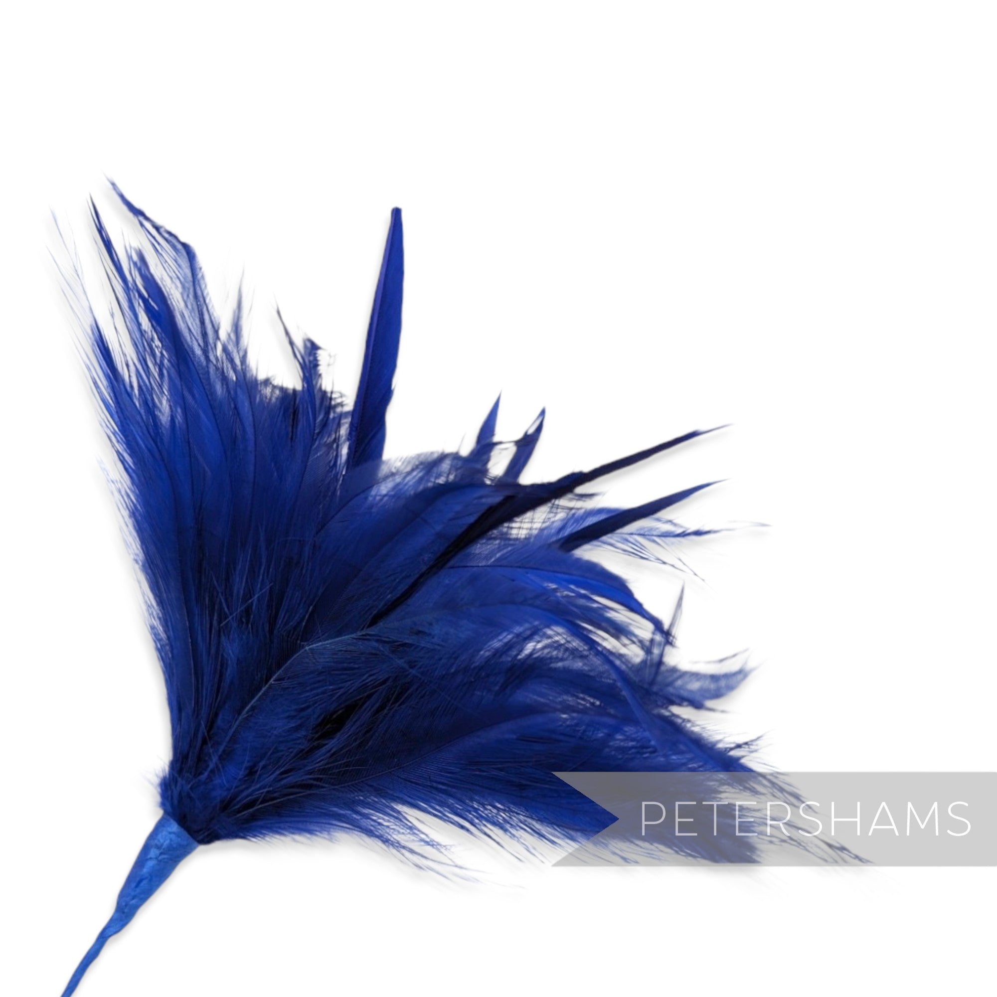 Fluffy Hackle & Goose Biot Feather Mount