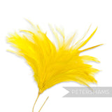 Fluffy Hackle & Goose Biot Feather Mount