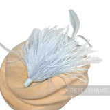 Ostrich & Stripped Coque Feather Mount