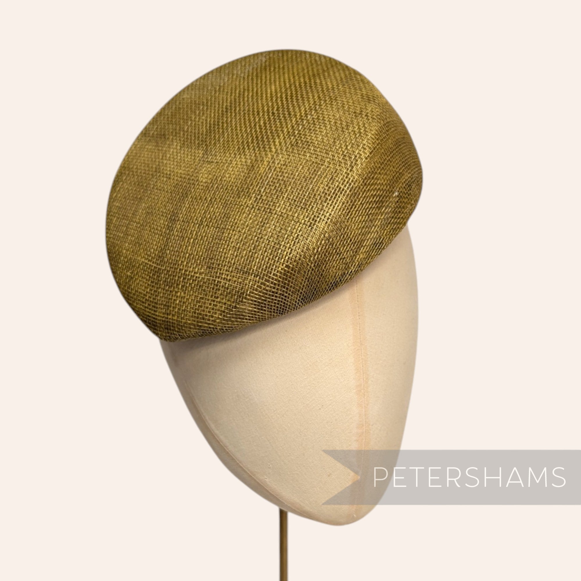 'Betty' Sloped Pillbox Sinamay Fascinator Hat Base