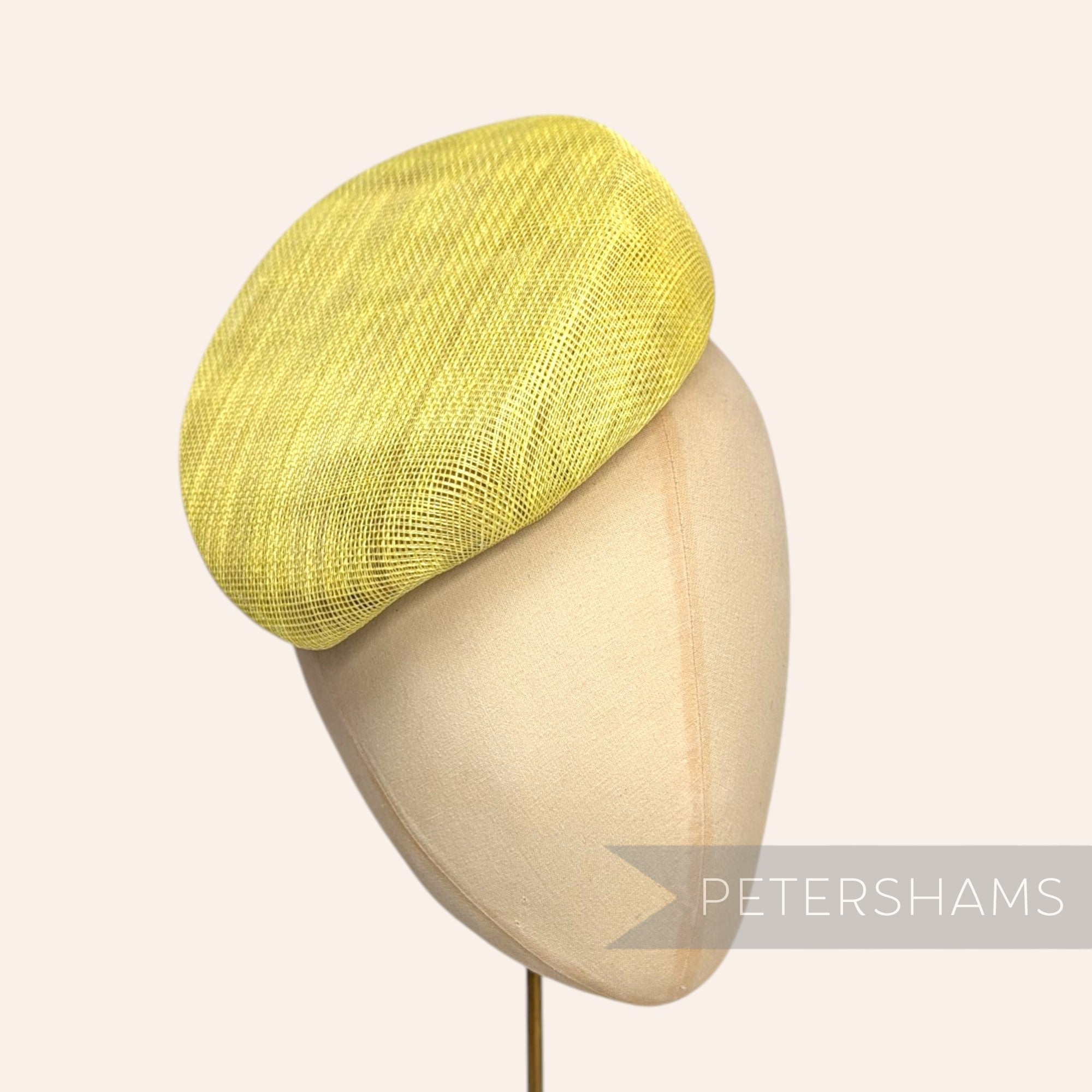 'Betty' Sloped Pillbox Sinamay Fascinator Hat Base