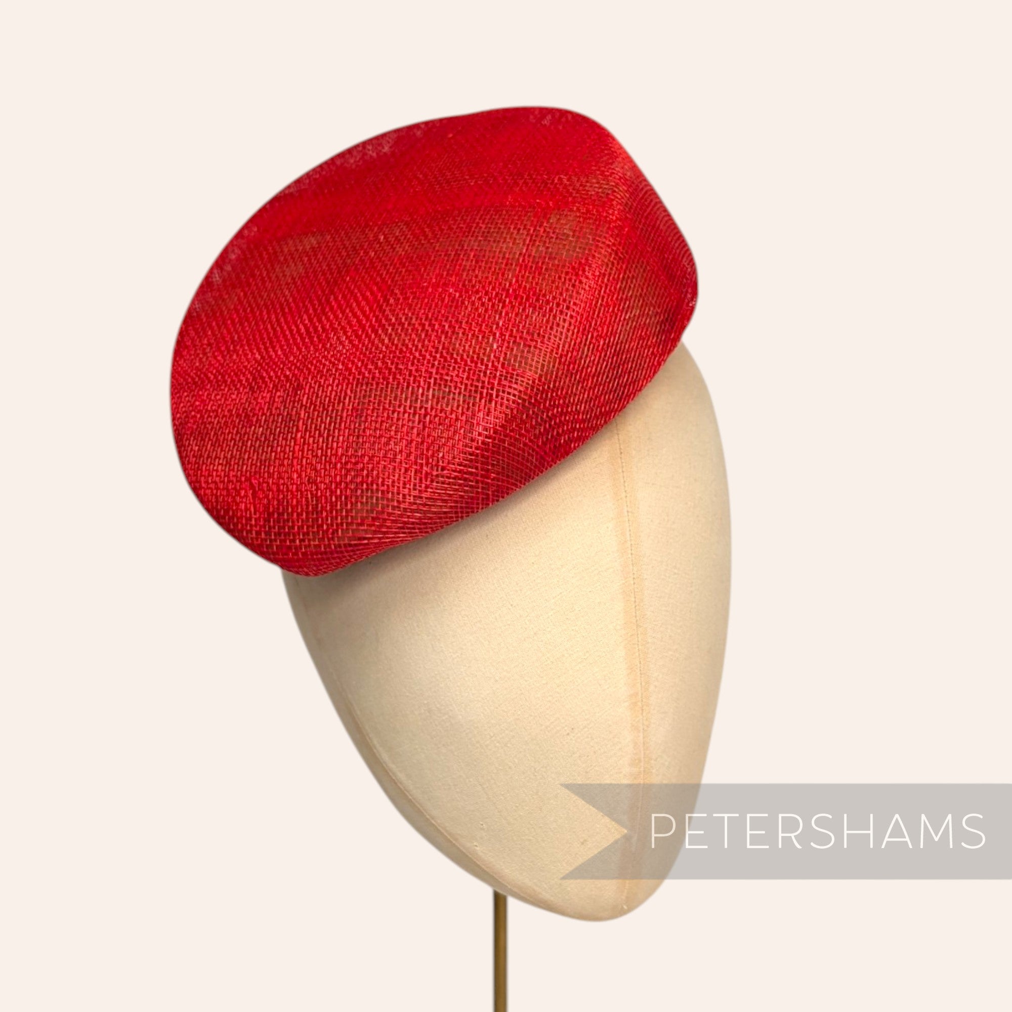 'Betty' Sloped Pillbox Sinamay Fascinator Hat Base