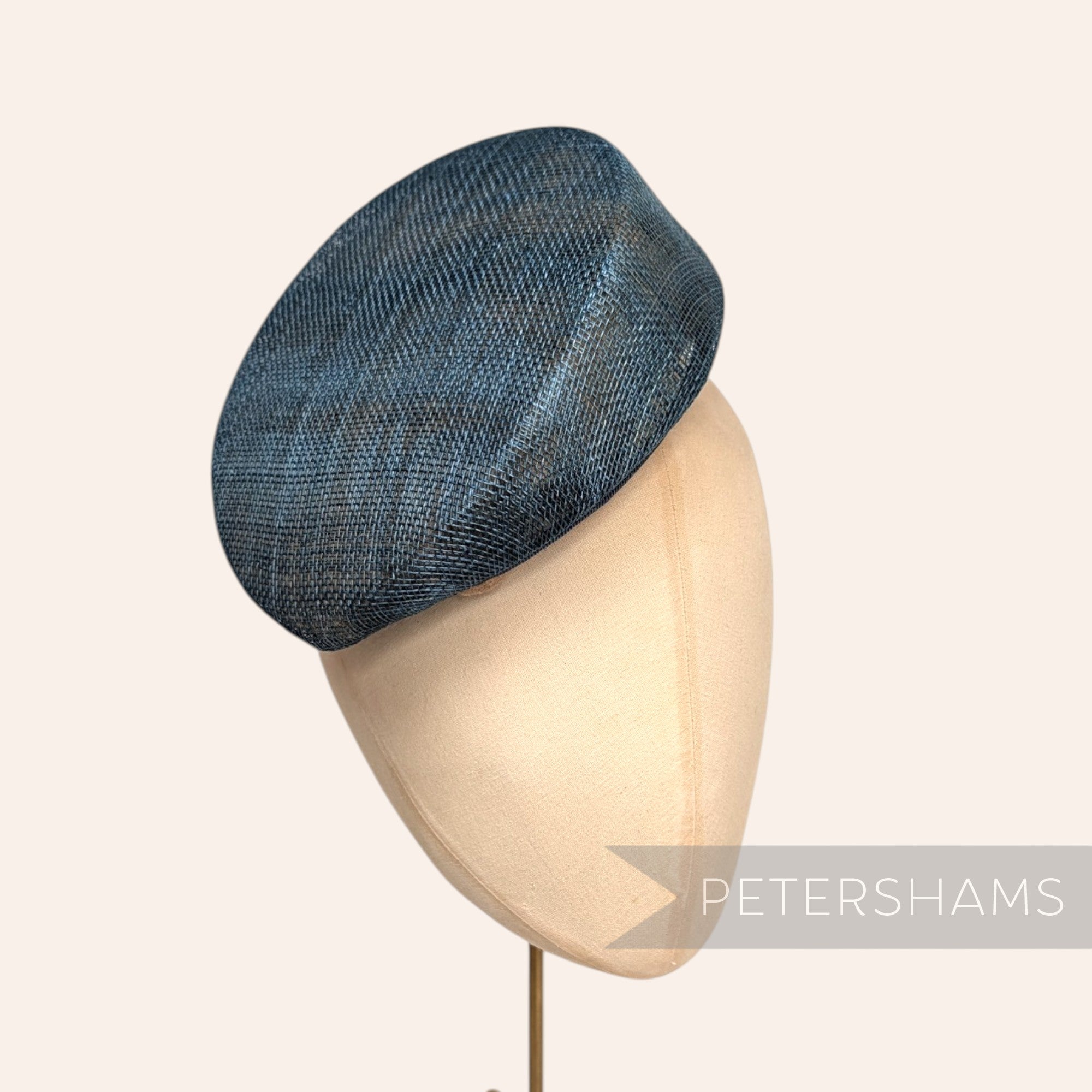'Betty' Sloped Pillbox Sinamay Fascinator Hat Base