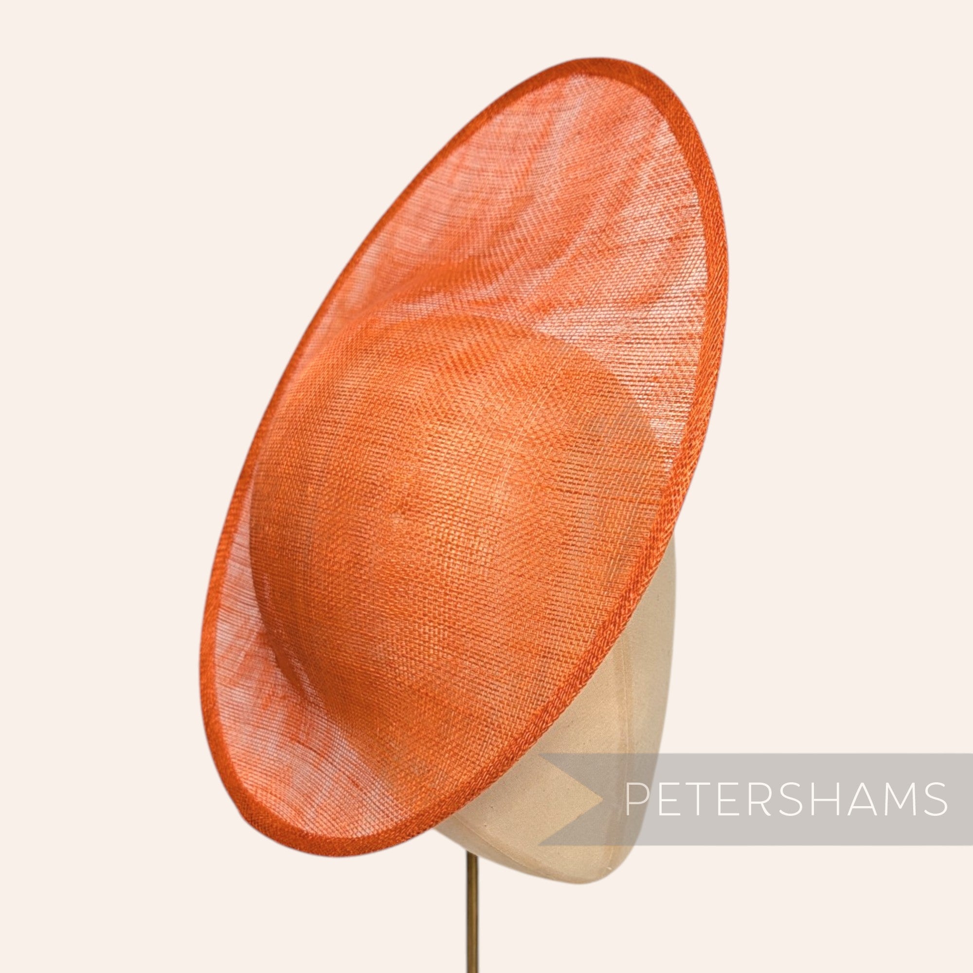 'Maggie' 34cm Large Oval Sinamay Fascinator Hat Base