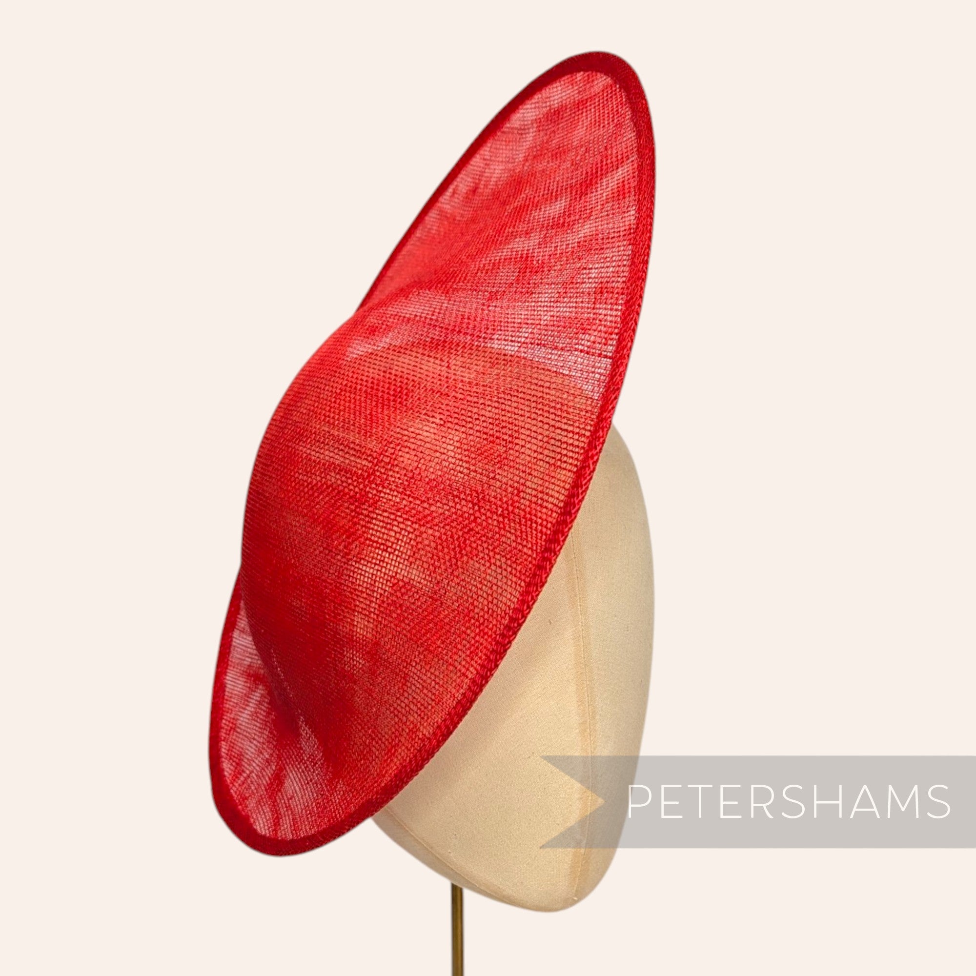 'Maggie' 34cm Large Oval Sinamay Fascinator Hat Base