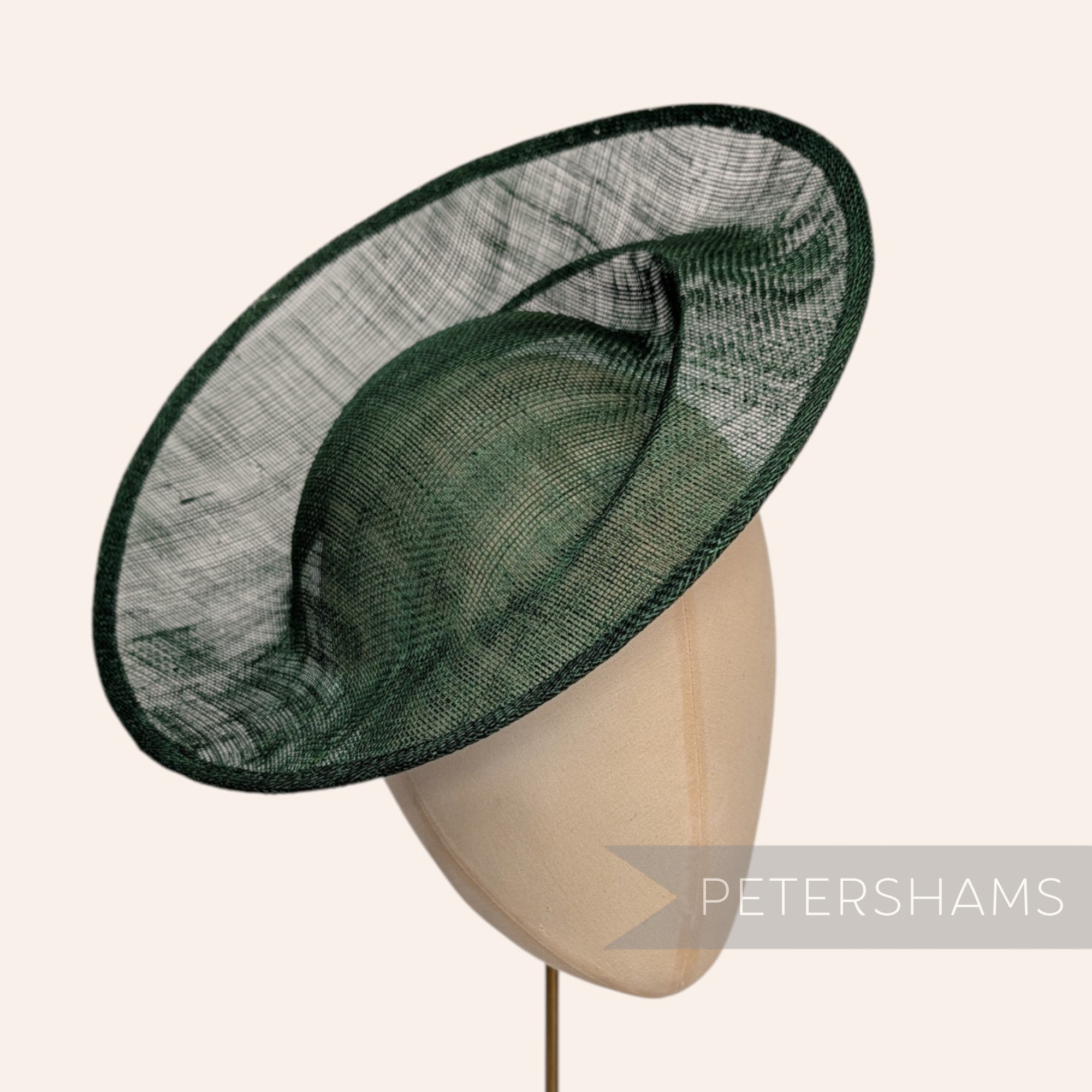 'Cindy' Sinamay Orbital Pleat Fascinator Hat Base